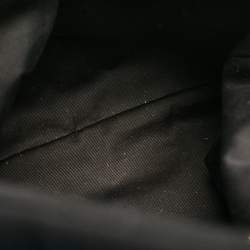 Pre Owned Saint Laurent Black Quilted Fabric Medium Loulou Puffer Shoulder Bag