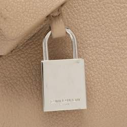 Pre Owned Saint Laurent Beige Leather Nano Classic Sac De Jour Tote