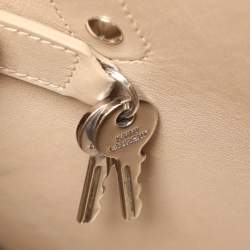 Pre Owned Saint Laurent Beige Leather Nano Classic Sac De Jour Tote