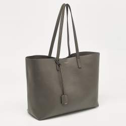 Saint Laurent Grey Leather East West Tote
