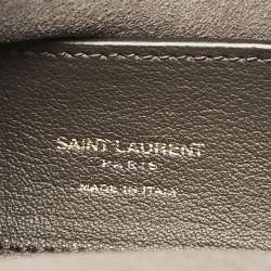 Saint Laurent Grey Leather East West Tote