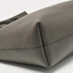 Saint Laurent Grey Leather East West Tote