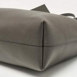 Saint Laurent Grey Leather East West Tote