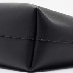 Saint Laurent Black Leather Large East West Shopper Tote