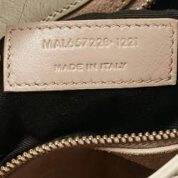 Saint Laurent Off White Leather LE 5 À 7 Shoulder Bag