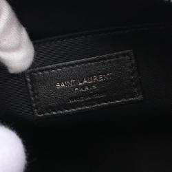 Saint Laurent leather black LOU camera bag