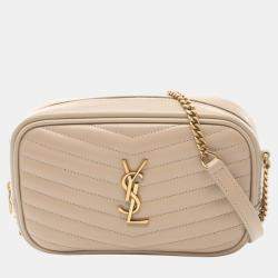 Ysl blogger bag beige sale