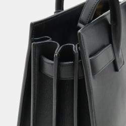 Saint Laurent Leather Black Sac de Jour Baby Handbag