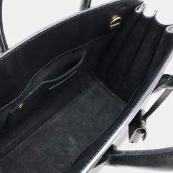 Saint Laurent Leather Black Sac de Jour Baby Handbag