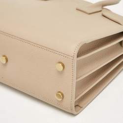 Saint Laurent Beige Leather Baby Classic Sac De Jour Tote