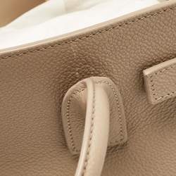 Saint Laurent Beige Leather Baby Classic Sac De Jour Tote
