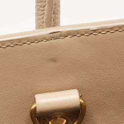 Saint Laurent Beige Leather Baby Classic Sac De Jour Tote