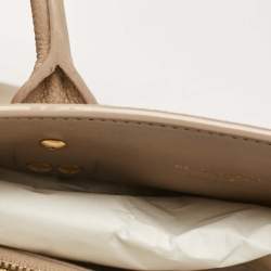 Saint Laurent Beige Leather Baby Classic Sac De Jour Tote