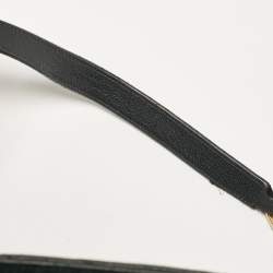 Saint Laurent Black Matelassé Leather Large College Top Handle Bag
