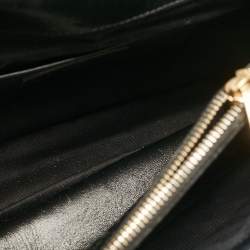 Saint Laurent Black Matelassé Leather Large College Top Handle Bag