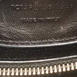 Saint Laurent Black Matelassé Leather Large College Top Handle Bag