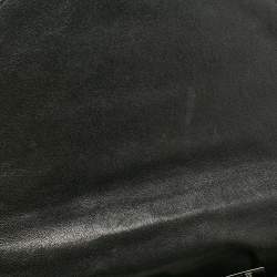 Saint Laurent Black Matelassé Leather Large College Top Handle Bag