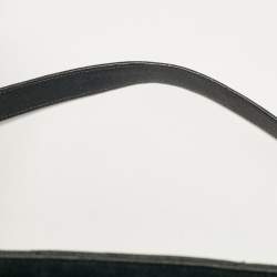 Saint Laurent Black Matelassé Leather Large College Top Handle Bag