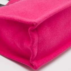 Saint Laurent Fuchsia Wool Large Rive Gauche Tote