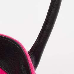 Saint Laurent Fuchsia Wool Large Rive Gauche Tote