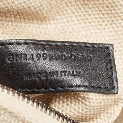 Saint Laurent Two Tone Beige Canvas Large Rive Gauche Tote