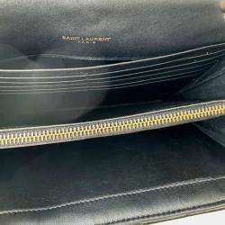 Saint Laurent  Patent Calfskin Matelasse Monogram Medium Vicky Chain Shoulder Bag