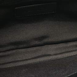 Pre Owned Saint Laurent Black Matelassé Leather Cassandra Tablet Pouch 