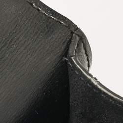 Pre Owned Saint Laurent Black Leather Medium Sunset Shoulder Bag