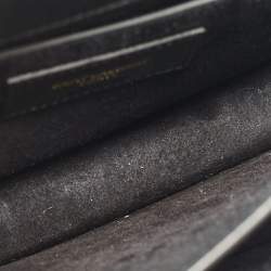 Pre Owned Saint Laurent Black Leather Medium Sunset Shoulder Bag