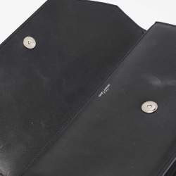 Saint Laurent Black Leather Classic Betty Clutch