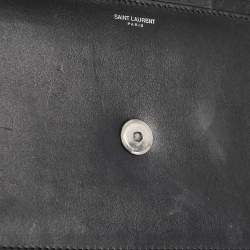 Saint Laurent Black Leather Classic Betty Clutch