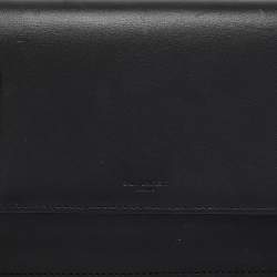 Saint Laurent Black Leather Classic Betty Clutch