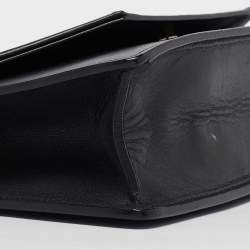 Saint Laurent Black Leather Classic Betty Clutch