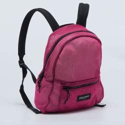 Saint Laurent Magenta Mesh Nylon Backpack