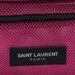 Saint Laurent Magenta Mesh Nylon Backpack