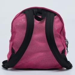 Saint Laurent Magenta Mesh Nylon Backpack