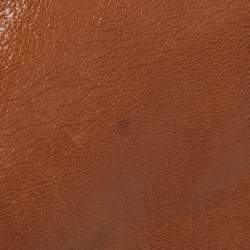 Pre Owned Saint Laurent Brown Leather Medium Rive Gauche Bag