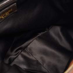 Pre Owned Saint Laurent Brown Leather Medium Rive Gauche Bag