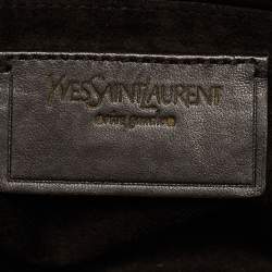 Saint Laurent Brown Python Large Muse Bag