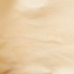 Saint Laurent Beige/Black Canvas and Leather East West Beach Tote
