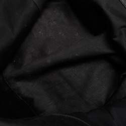 Pre Owned Saint Laurent Black Quilted Leather Maxi Icare Shopping Tote