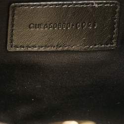 Saint Laurent Gold Quilted Leather Puffer Pouch