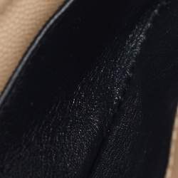 Pre Owned Saint Laurent Beige Matelassé Leather Mini Lou Camera Crossbody Bag