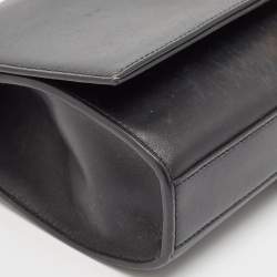 Saint Laurent Black Leather Medium Kate Tassel Shoulder Bag