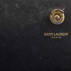 Saint Laurent Black Leather Medium Kate Tassel Shoulder Bag
