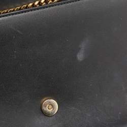 Saint Laurent Black Leather Medium Kate Tassel Shoulder Bag