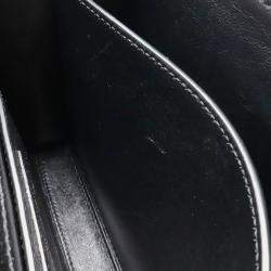 Saint Laurent Paris Leather Black Cassandra Handbag