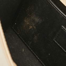Saint Laurent Beige Leather New Small Kate Wallet On Chain