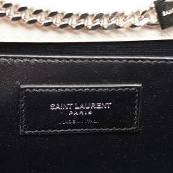 Saint Laurent Off White Leather Medium Kate Shoulder Bag