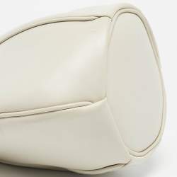 Saint Laurent Off White Leather Small Talitha Bucket Bag